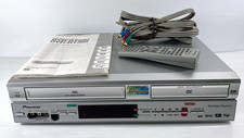 Pioneer DVR-RT300-S DVD/VCR Combo Player Recorder w/Remote Manual Cables - WORKS