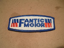 GENUINE PERIOD 80's FANTIC MOTOR 200 240 TRIALS BIKE SEW ON PATCH IRON VINTAGE