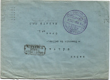 Spain 1928 cover DIRECTION GENERALE COMMUNICATIONS BUREAU INTERN. MADRID (1458)