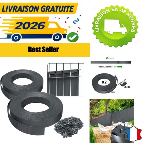 Brise vue pvc vounot - pvc,