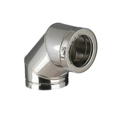 Coude Inox 90° POUJOULAT