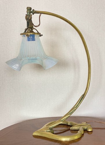 Lampe bronze art - , nouveau
