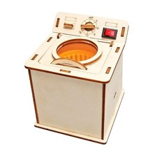 Machine à laver en bois jouet 3D rondelle Puzzle Kits pour adolescents
