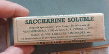 ancienne brique de SACCHARINE