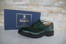 Tricker's Eu 40,5 Royaume-Uni 7,5 Chaussures à Lacets Bourton Vert Neuf Ancien