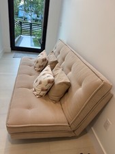 LIGNE ROSET - NOMADE Sofa Bed (taupe), from spare room, barely used