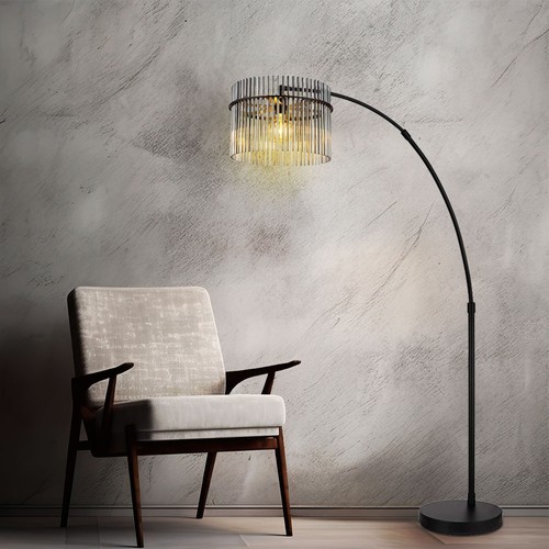Lampe sur pied arc réglable - sur,
