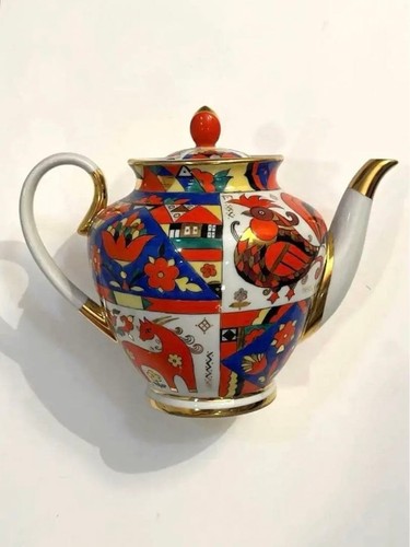 Théière porcelaine lomonosov - porcelaine,