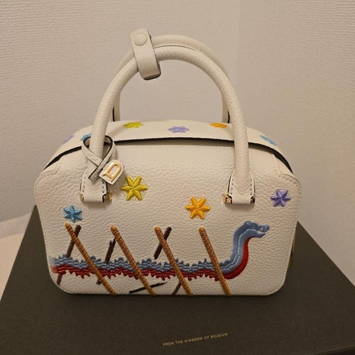 Delvaux white embroidered - delvaux,