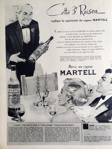 Publicité papier cognac - papier,
