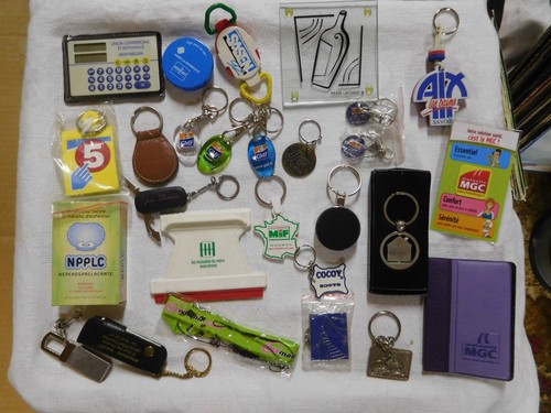 Lot objets publicitaires