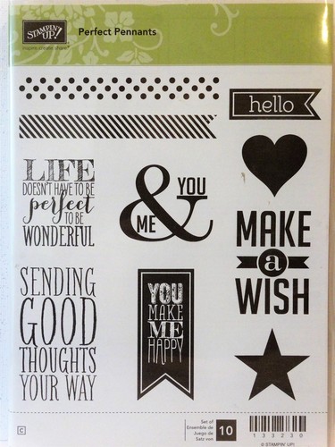 Stampin parfait fanions - up,