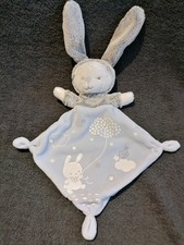 doudou plat ours lapin gris