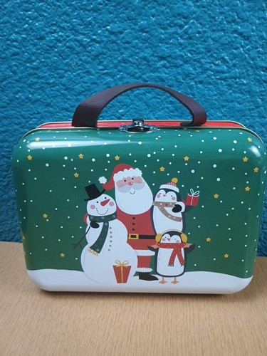 Boîte valisette noël métal - valisette,