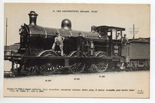 Railway LOCOMOTIVE Train BELGIUM Belgium locomotive Belgian state No. 14