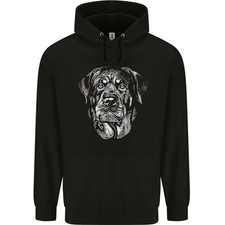 Un Sweat À Capuche Monochrome Pour Enfant Rottweiler