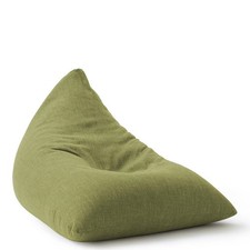 Lumaland Fauteuil Beanbag Triangle Lounge Gaming Coussin Relax Chillout