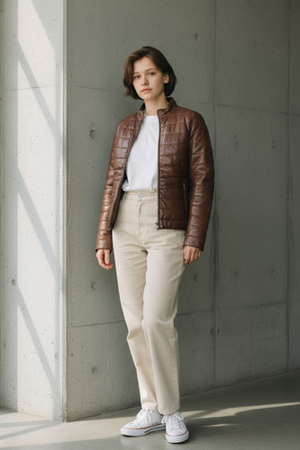 Femmes veste cuir - femmes, en