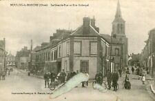 Map MOULINS LA MARCHE La Grande Rue et rue Robergel Well animated