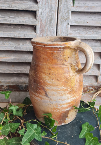 Ancien pot cruche faisselle - ,