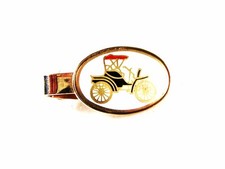 Goldtone White Red Black Old