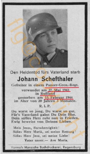 Sterbebild soldat allemand - sterbebild,