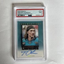 2024 Zenith Football - Trevor Lawrence Pinnacle Inscription Auto PSA 9 - Jaguars