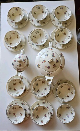 Service café porcelaine - à, en
