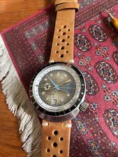 Vintage 1970s Yema Meangraf Watch Very Rare Tropical Dial, Keeps Excellent Time!