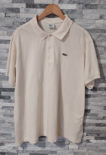 Lacoste polo homme beige uni - polo,