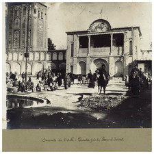 Persia, Enclosure of l&#039;Ark or Royal Palace, a veranda near Shems-el-Ima