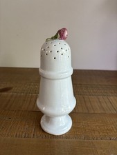 Ancien Sucrier/Saupoudreuse En Faïence de Charolles Molin - Fraise - Modèle Rare