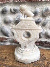 Very Beautiful 18th Century Marble Alabaster Sculpture Watch Holder Very Finely Carved