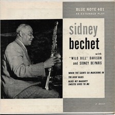 The Fabulous SIDNEY BECHET Blue Note 45 T SP  7" Jazz USA
