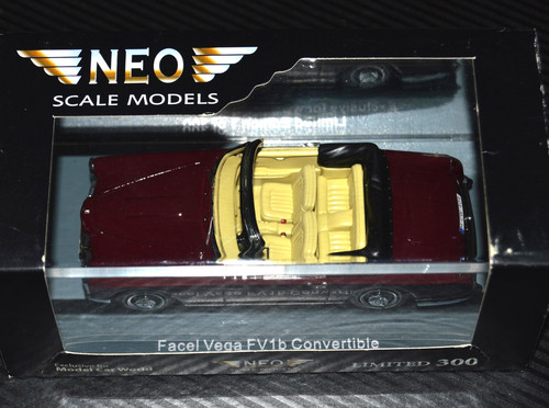 Rare facel vega cabriolet - facel, 1b