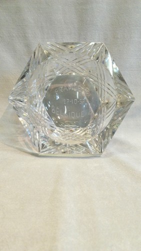 Cendrier cristal val - cristal,