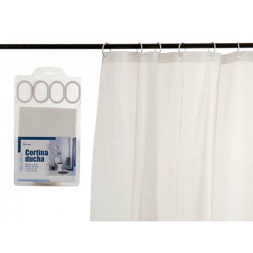 Rideau douche blanc - rideau,