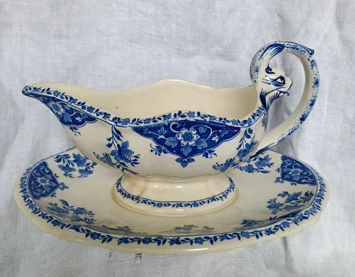 Saucière gien modèle delft - gien,