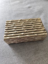 Boîte Métal Bambou Design