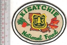 National Forest Louisiana USFS Kisatchie National Forest Service Patch khaki