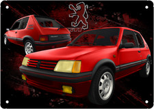 Plaque Décorative Peugeot 205