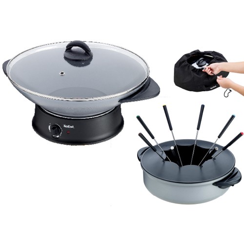 Tefal wok fondue 1200w - et,