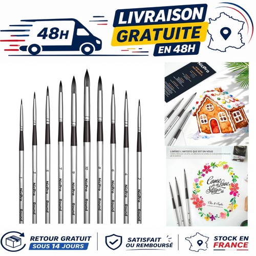 Nicpro pinceaux aquarelle - nicpro,
