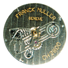 PLAQUE ADDITIONNELLE CALIBRE ETA 2892-A2 POUR MONTRE FRANCK MULLER CRAZY HOURS
