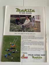 Vintage 1984 Makita Garden Tools Press Advertising