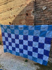 Plaid couvre lit coton fait