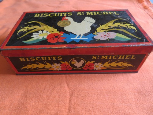 Ancienne boîte fer - ancienne, en