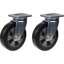 Roulette caoutchouc noir