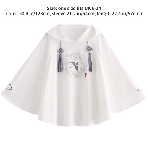 Femme fille cape capuche - femme,