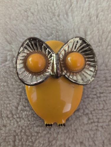 Broche hibou vintage - broche,